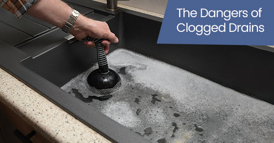 The dangers of clogged drains