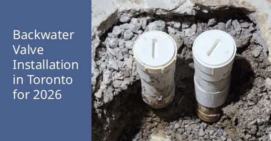Backwater Valve Installation in Toronto for 2026